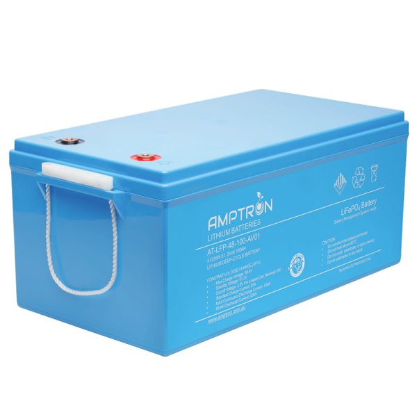 48V 100Ah / 200A Continuous Discharge LiFePO4 Battery