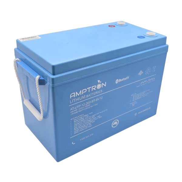 12V 200Ah / 200A Continuous discharge LiFePO4 Battery with Bluetooth Connectivity