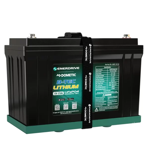 B-TEC 12V 125Ah G2 Lithium Battery