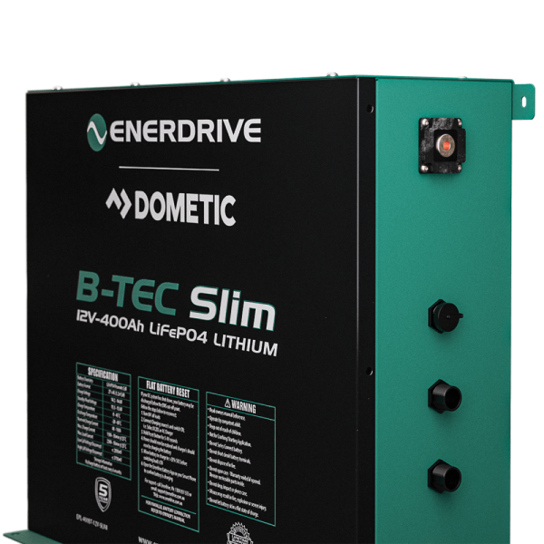 B-TEC 12V 400Ah Slimline Lithium Battery - Image 2