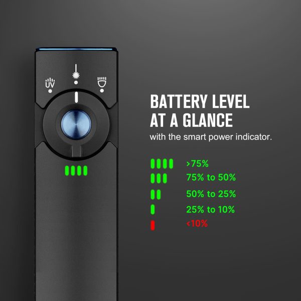 Olight Arkfeld Pro Portable EDC Flashlight With White Light & Green Laser & UV - Image 4