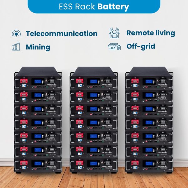 48V (51.2V) 100Ah 5120Wh LiFePO4 Rack Battery with Active Dynamic Balancing,10 Years Warranty, 5000+ cycles life - Image 4