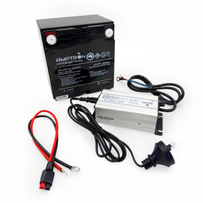 12V 30Ah LiFePO4 Battery Combo Kit with 6A charger and Mini Anderson